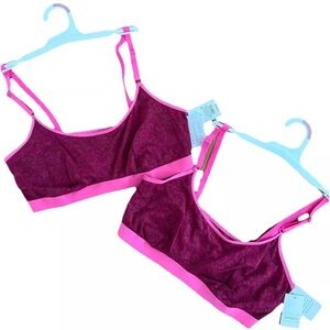 2 Auden Pink Lace Bralette